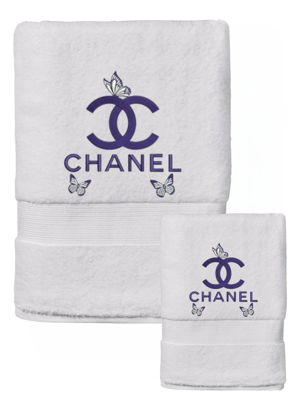 Luxurious monogrammed Embroidered towel pick 1 design New 1 hand